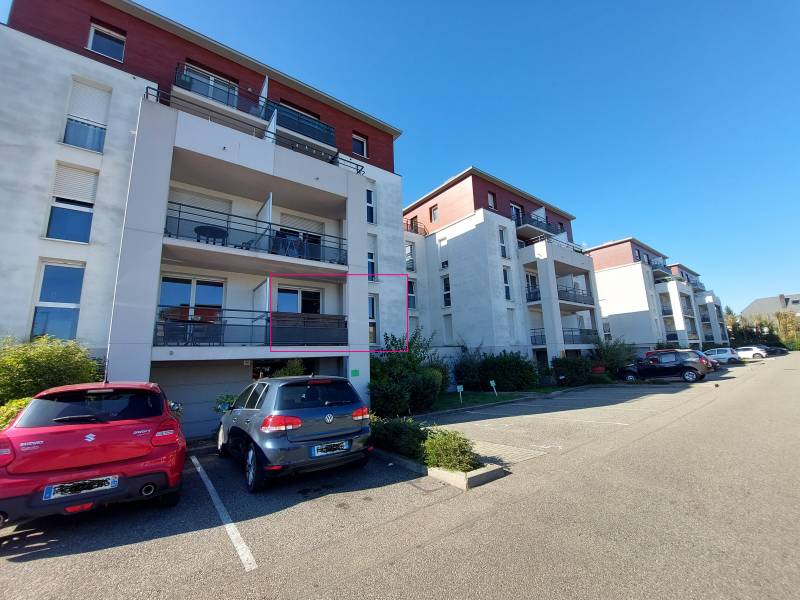 Achat appartement 3P 57m² avec balcon, garage, parking et cave à Obernai proche de Bischoffsheim